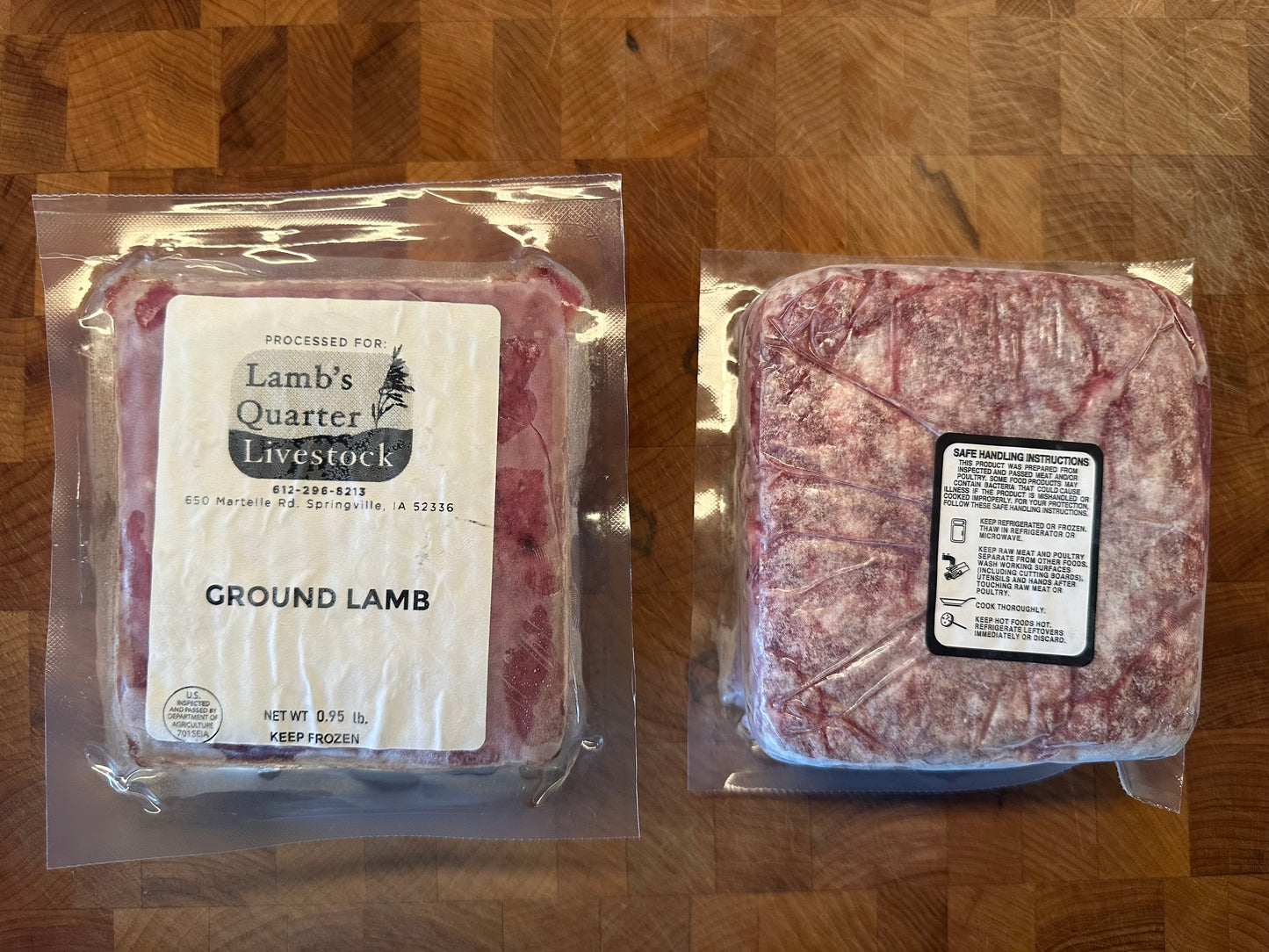 Ground Lamb Add-On, Deposit